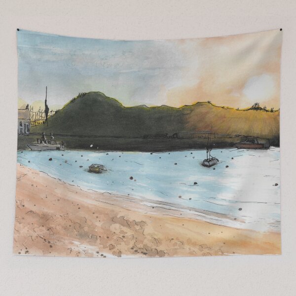 Item preview, March Sunrise at the Harbour designed and sold by CindyGetsArty.