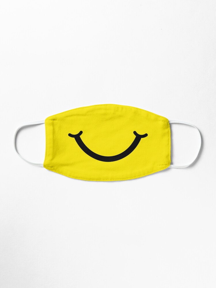 Download Yellow Smile Mask Mask By Mynameisliana Redbubble PSD Mockup Templates