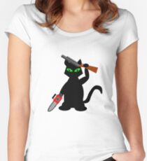 Kitty of Darkness Women's Fitted Scoop T-Shirt