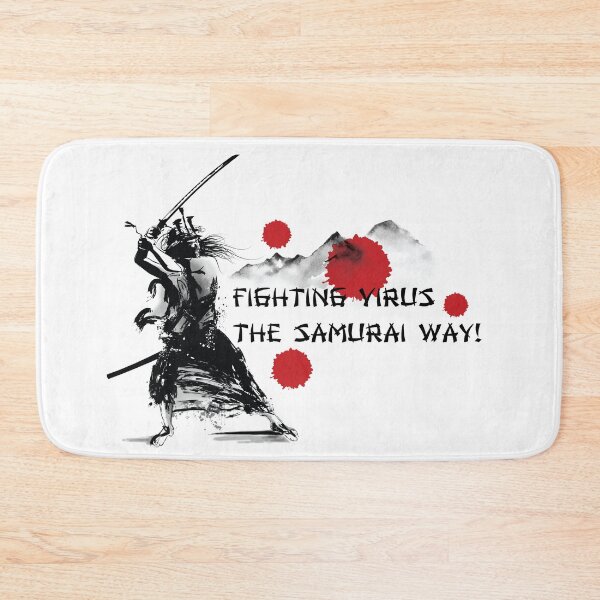 Item preview, Samurai vs Virus designed and sold by jvgileDesign.