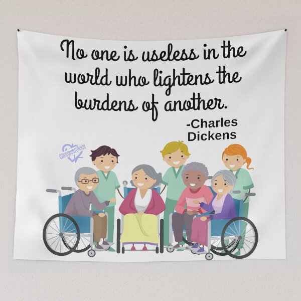 Item preview, No one is useless in the world designed and sold by Caregiverology.
