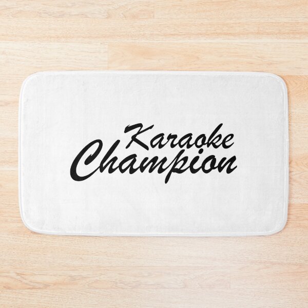 Item preview, karaoke champion black designed and sold by WilliamsGFX.