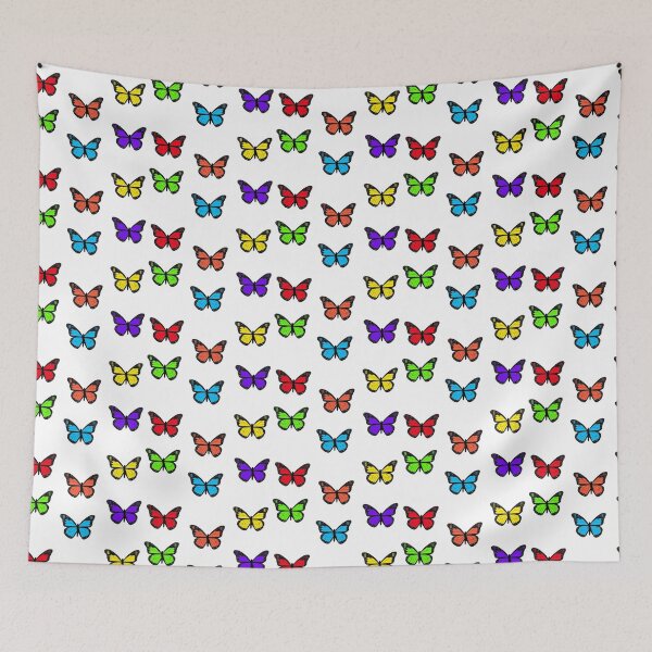 Item preview, Rainbow butterfly sticker pack designed and sold by cristal26.