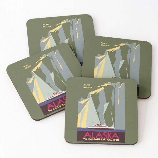 Item preview, Vintage Alaska Travel Taku Glacier designed and sold by digitalvintage.