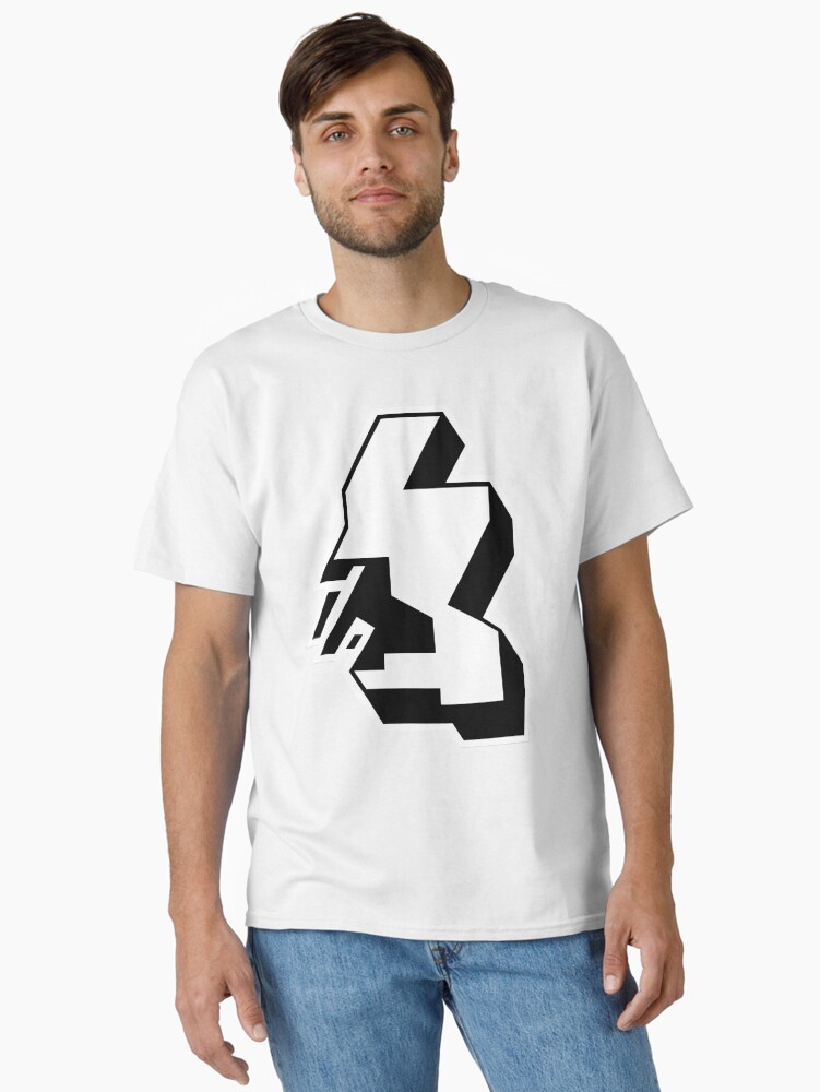 Thumbnail 2 of 7, Classic T-Shirt, Strathclyde (Black & White Print) designed and sold by TheRandomFactor.
