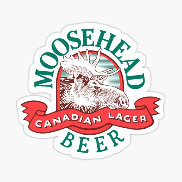 MOOSEHEAD LAGER Sticker