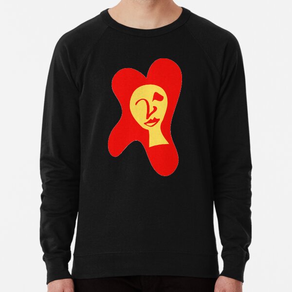 red and yellow Lightweight Sweatshirt