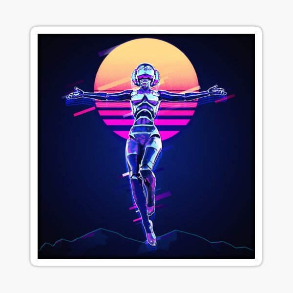 Cyber Messiah Sticker