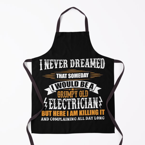 Item preview, Grumpy Old Electrician Funny T Shirt designed and sold by Sal's T Shirts and Designs.