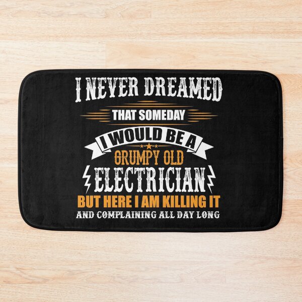 Item preview, Grumpy Old Electrician Funny T Shirt designed and sold by Sal's T Shirts and Designs.