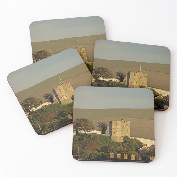 Item preview, Lewes Castle in evening sun designed and sold by Sue Robinson.
