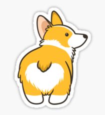 Corgi Heart Butt Sticker