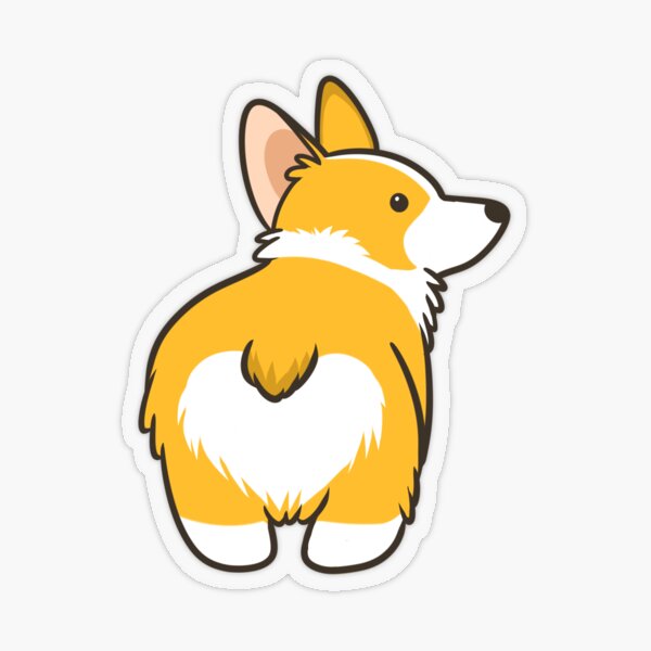 Item preview, Corgi Heart Butt designed and sold by pawlove.