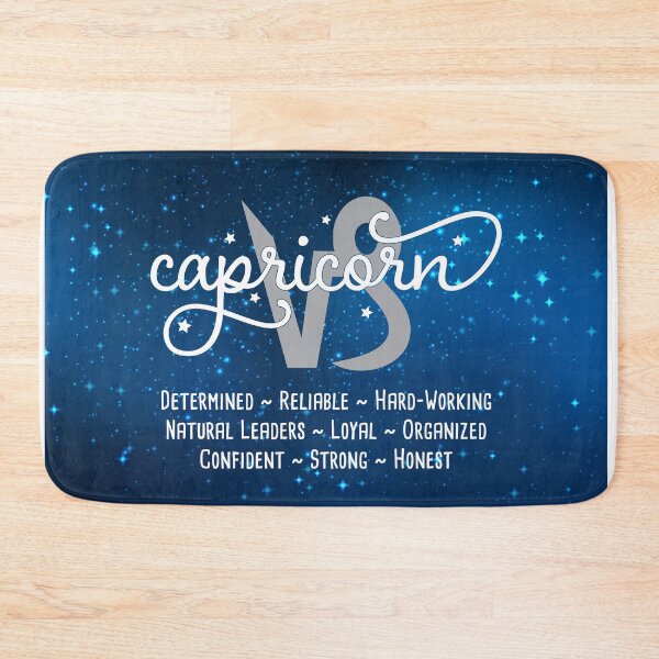 Item preview, capricorn bath mat designed and sold by T-Jays Lounge.