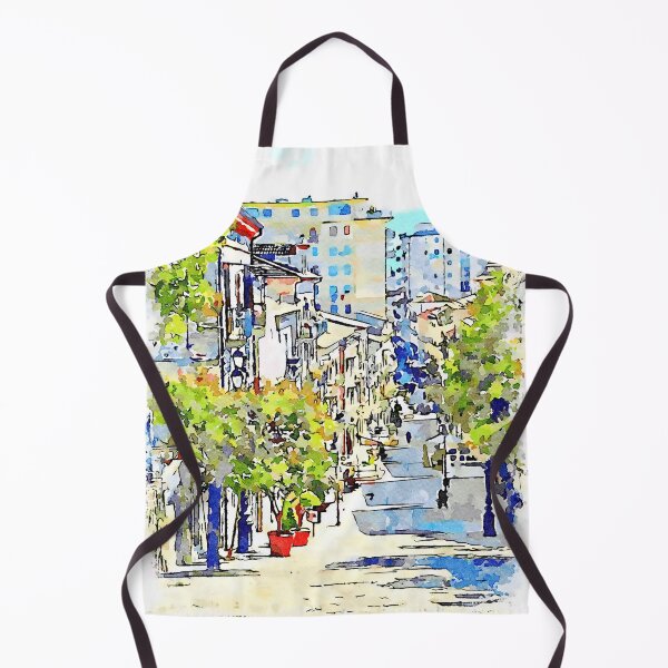 Item preview, Foreshortening road uphill from Agropoli with trees designed and sold by Giuseppe Cocco.