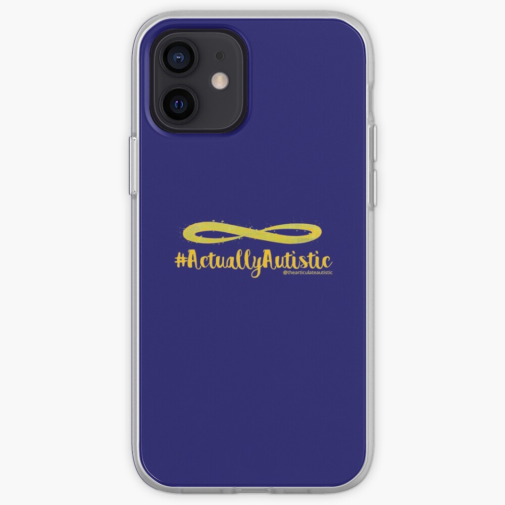 The Articulate Autistic Gold Infinity Logo iPhone Case & Cover