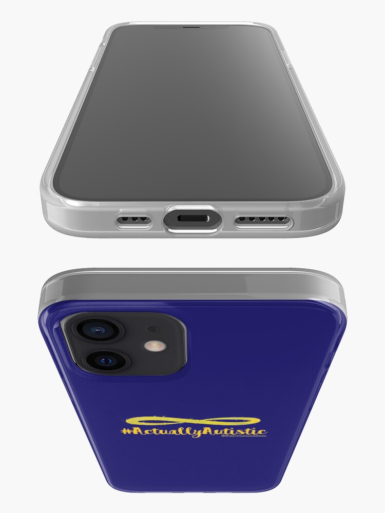 Alternate view of The Articulate Autistic Gold Infinity Logo iPhone Case & Cover