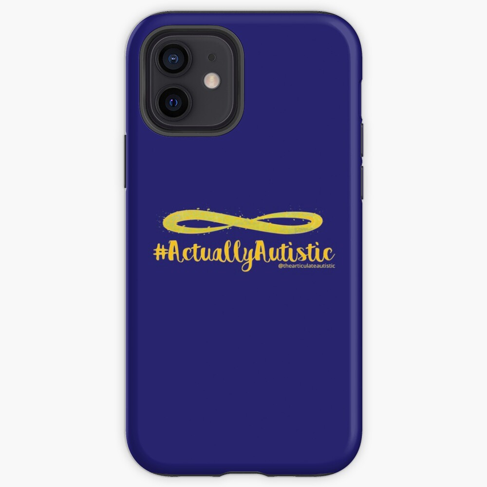 The Articulate Autistic Gold Infinity Logo iPhone Case & Cover