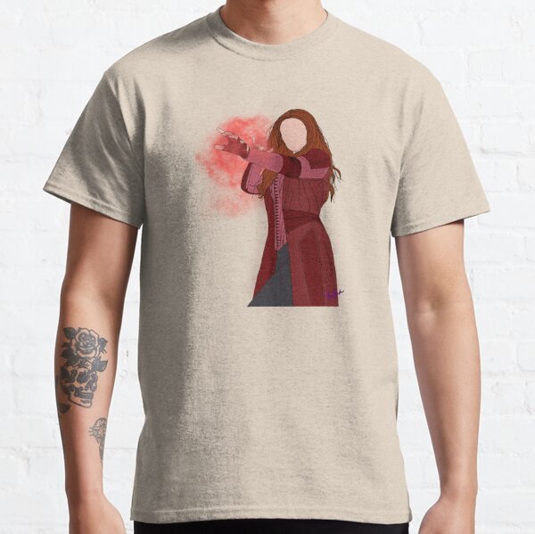 Elizabeth Olsen Scarlet Witch Tee - Retro Sweater and Homage Vintage Shirt  for Fans - Bluefink