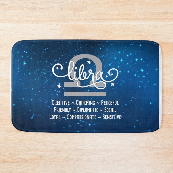 Item preview, Libra bath mat designed and sold by T-Jays Lounge.