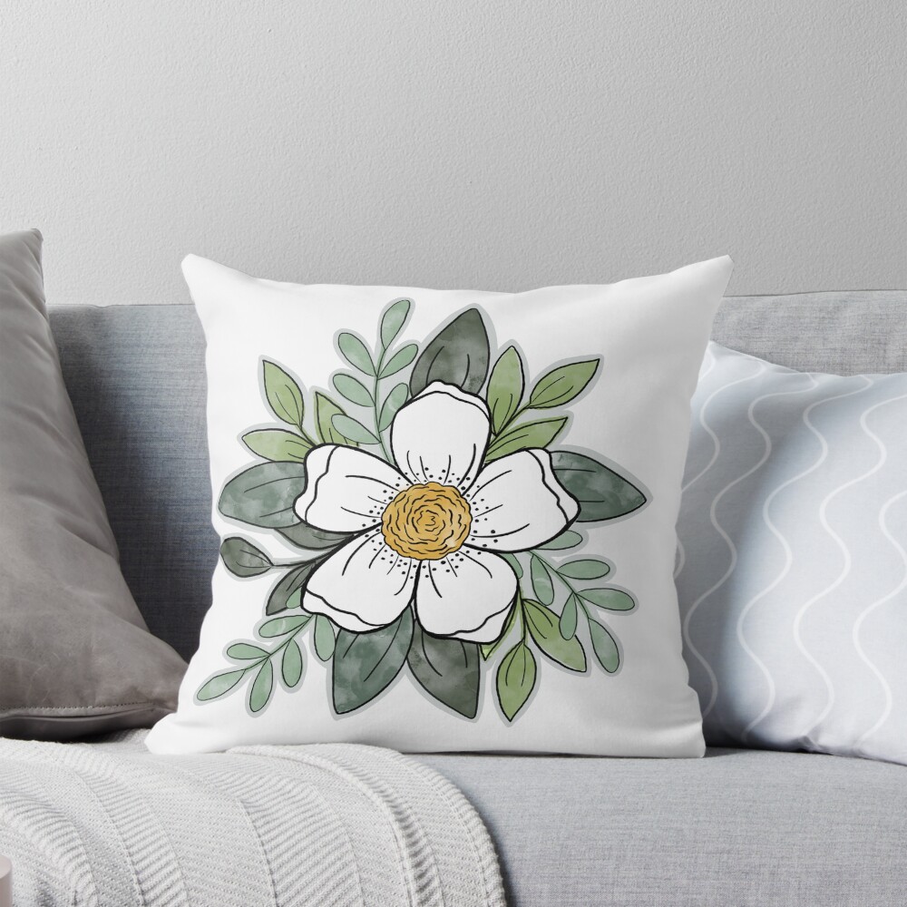 Item preview, Throw Pillow designed and sold by Meliadoodles.