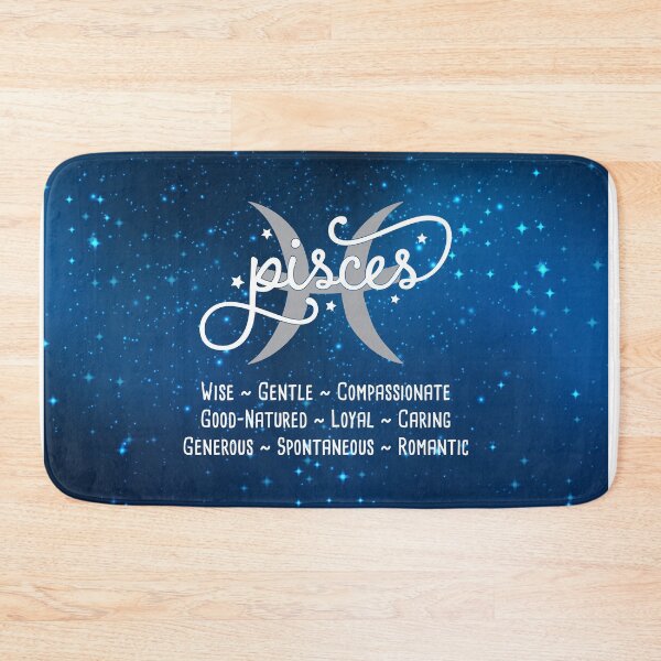 Item preview, Pisces bath mat designed and sold by T-Jays Lounge.