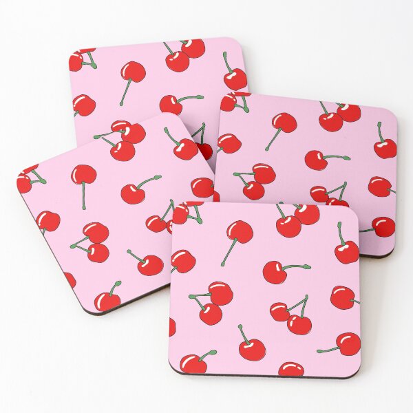 Item preview, Cherries: Light Pink Background designed and sold by rockchicksuprem.