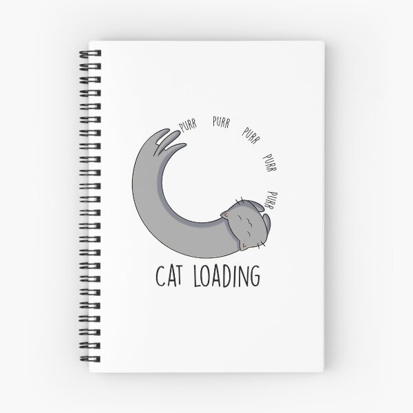 Item preview, Buffer Cat, Loading Infinite Purrs ( white ) designed and sold by Think-Kitten.