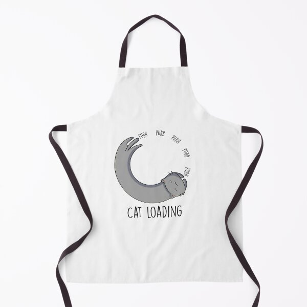 Item preview, Buffer Cat, Loading Infinite Purrs ( white ) designed and sold by Think-Kitten.