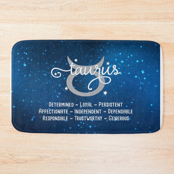 Item preview, Taurus bath mat designed and sold by T-Jays Lounge.