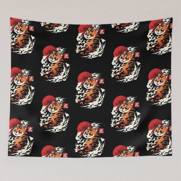 Item preview, Tiger red sun designed and sold by NemiMakeit.