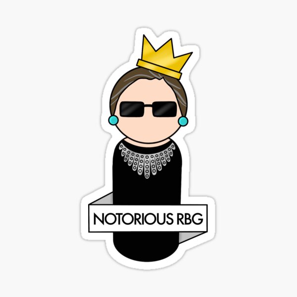 Item preview, Notorious RBG Ruth Bader Ginsburg Peg Doll  designed and sold by scrambledpegs.