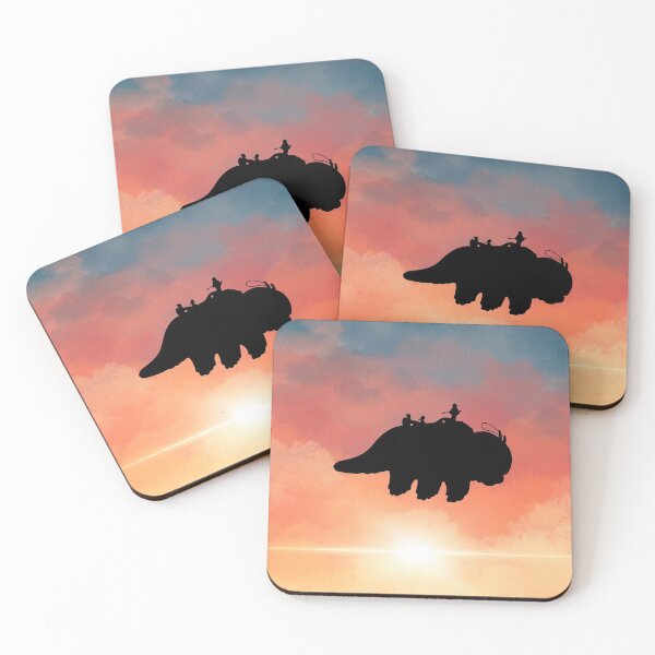 Item preview, Appa flying Sticker designed and sold by PanhandlePrints.