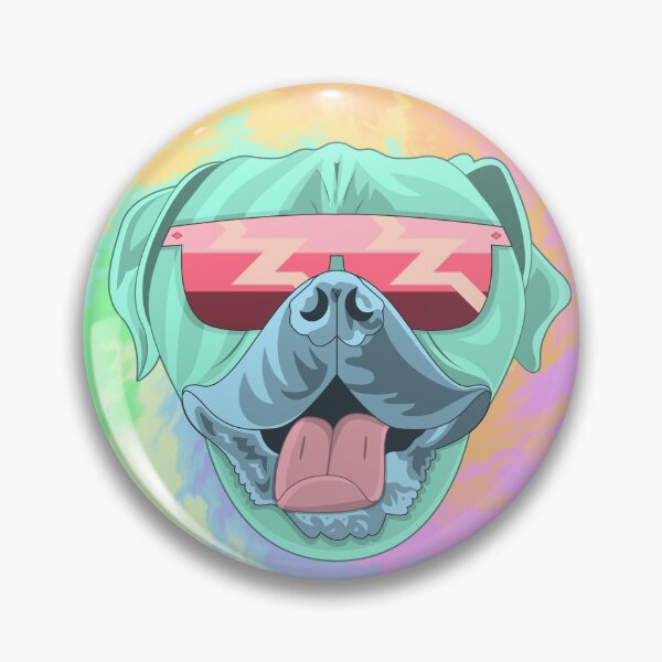 Item preview, Psychedelic Cool Dog designed and sold by PopVultureArt.
