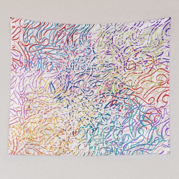 Item preview, Abstract Painting Multicolor Lines Pattern Design Gifts designed and sold by TheGreekGuy.