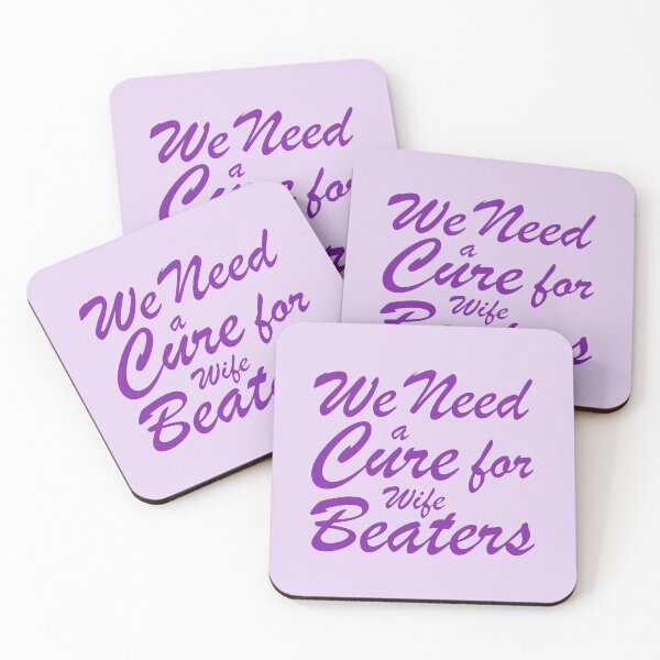 Item preview, we need a cure for wife beaters violet purple designed and sold by WilliamsGFX.