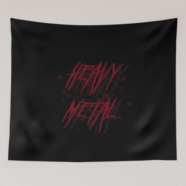 Item preview, Dark Red Heavy Metal Logo designed and sold by aurielphoenix.