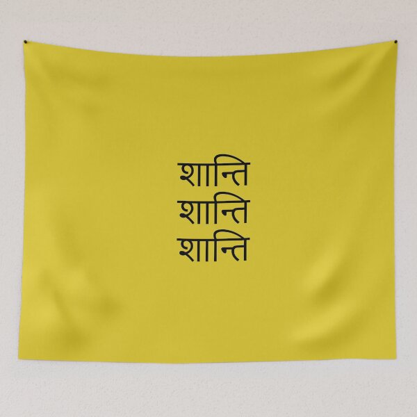 Item preview, Shanti / Peace in sanskrit designed and sold by InSamsara.