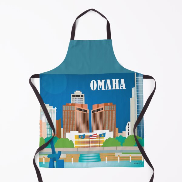 Item preview, Omaha, Nebraska - Skyline Illustration by Loose Petals designed and sold by LoosePetals.