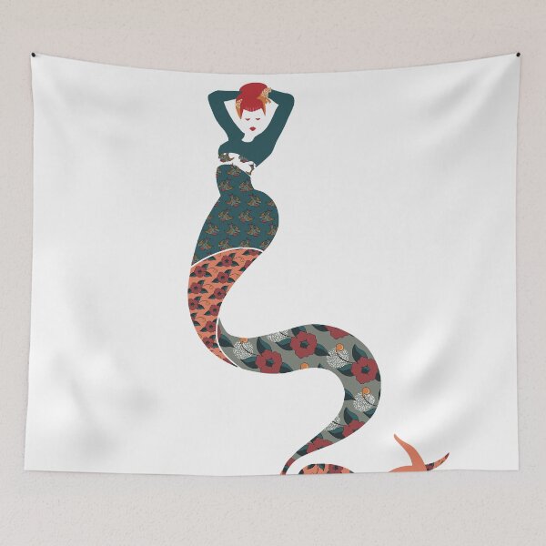 Item preview, Pin Up Mermaid (01) designed and sold by CinziArt.