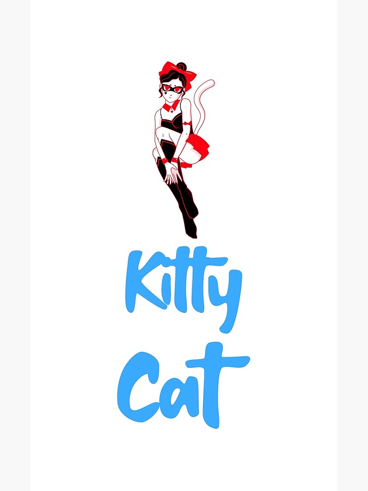 "Kitty Cat clothing logo" Poster by Bsprintdesigns Redbubble