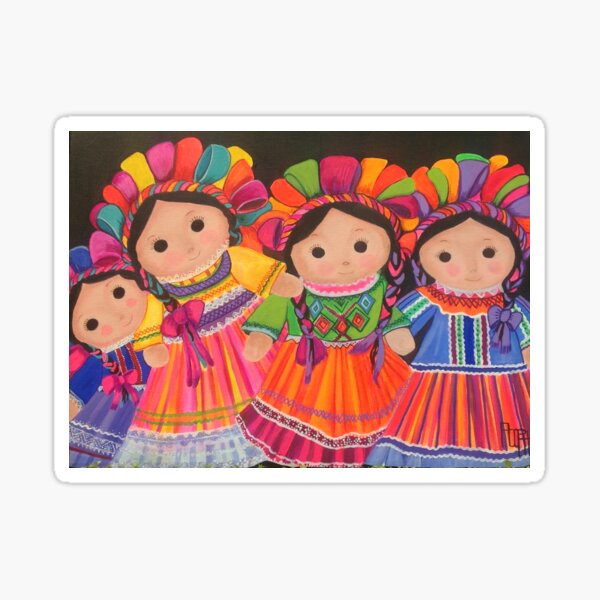 Item preview, Mexican litte dolls designed and sold by Patricia Acosta Cobos.