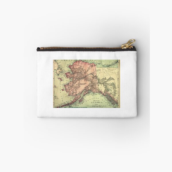 Item preview, Antique Map of Alaska with Yukon, Bering Straits and  eastern Russia designed and sold by Kobeh.