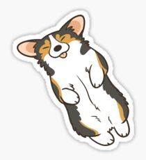 Schlafen Corgi Sticker