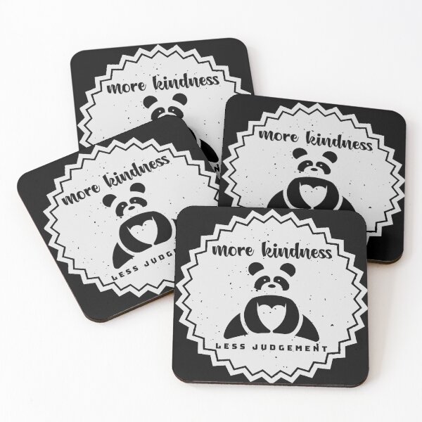 Item preview, More Kindness Less Judgement | Panda Love designed and sold by DeliriousSteve.