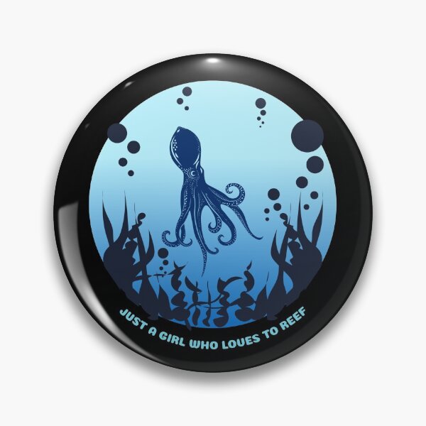 Item preview, Cute Just a Girl Who Loves to Reef design designed and sold by LadySaltwater.