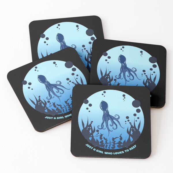 Item preview, Cute Just a Girl Who Loves to Reef design designed and sold by LadySaltwater.
