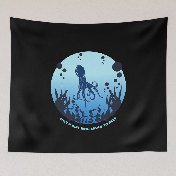 Item preview, Cute Just a Girl Who Loves to Reef design designed and sold by LadySaltwater.