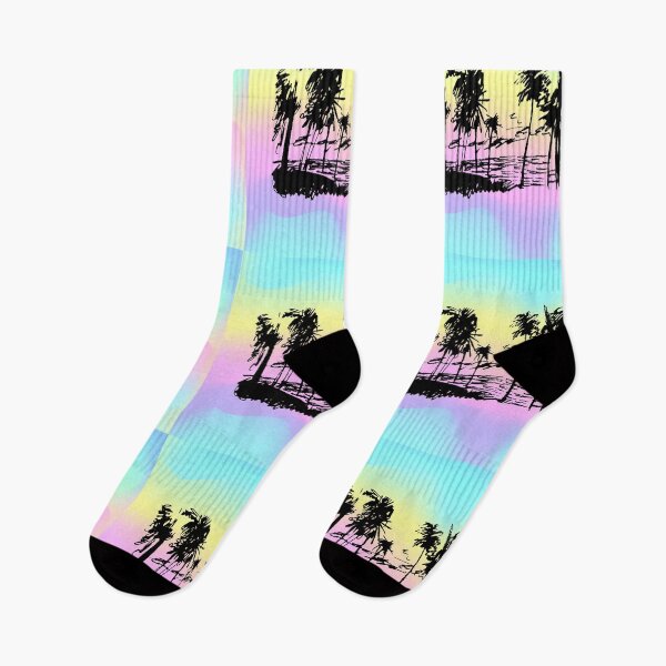 Item preview, Palm Trees Beach Hawaii Design, Tropical Neon, Reusable designed and sold by Lizzie May.