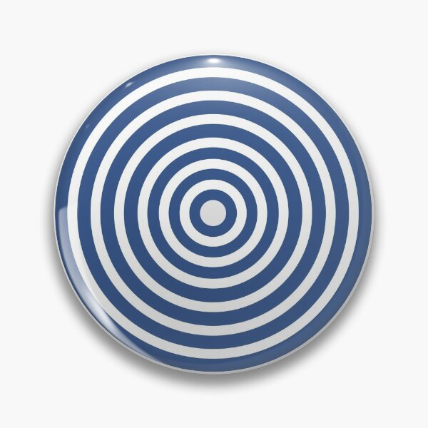 Item preview, Rich Blue Circle Spiral Pattern designed and sold by ontenno-designs.